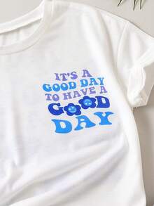 Toddler Girls Cartoon & Slogan Graphic Tee - White - View 3