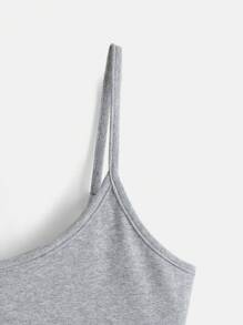 Tseoso Top de tirantes sólido - Gris Claro - Ver 3