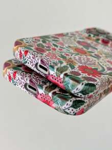 Summer Floral Print Phone Case Compatible With IPhone15/15Plus/15Pro/15Promax
