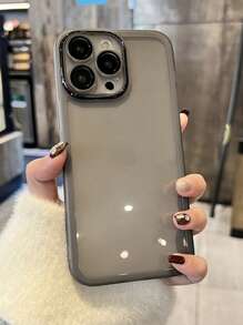 Clear Phone Case - Black - View 3