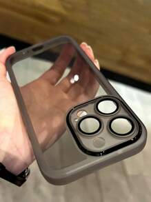 Clear Phone Case - Black - View 4