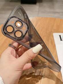 Clear Phone Case - Black - View 6