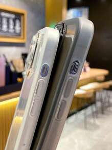 Clear Phone Case - Black - View 8