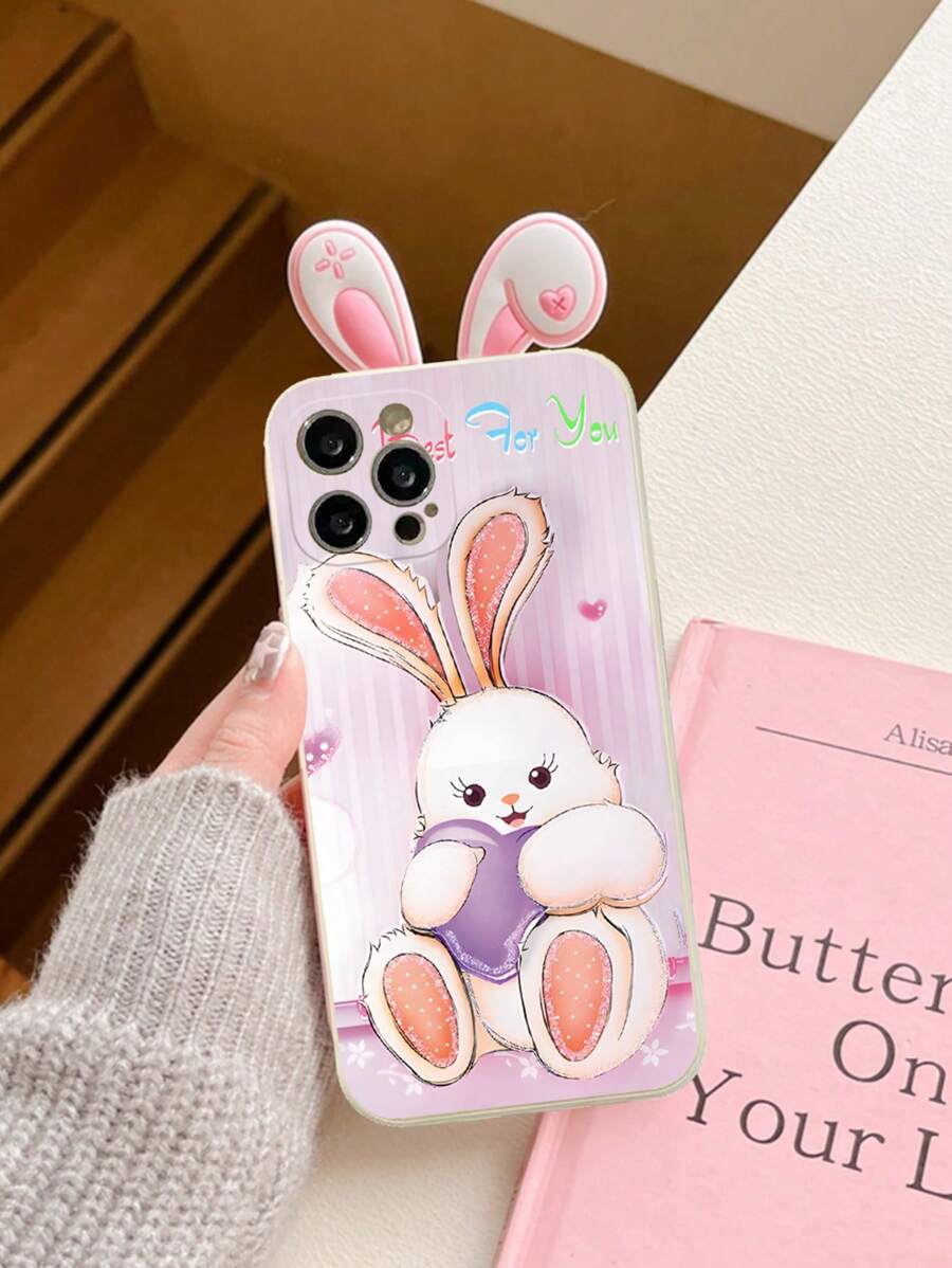 Funda para móvil con patrón de conejo - Multicolor - Ver 1
