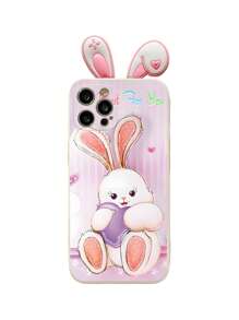 Funda para móvil con patrón de conejo - Multicolor - Ver 2