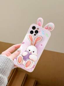 Funda para móvil con patrón de conejo - Multicolor - Ver 3