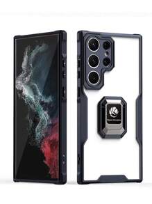 Vỏ điện thoại chống rơi có giá đỡ vòng nam châm - màu đen - Xem 1