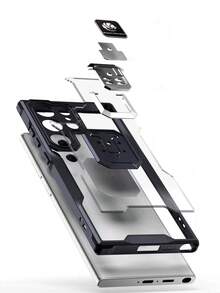 Vỏ điện thoại chống rơi có giá đỡ vòng nam châm - màu đen - Xem 3