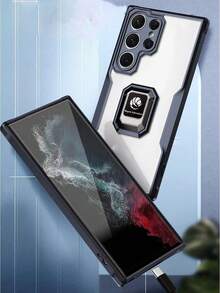 Vỏ điện thoại chống rơi có giá đỡ vòng nam châm - màu đen - Xem 7