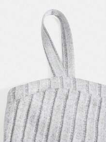 SHEIN Teen Girls Solid Cami Top & Wide Leg Pants - Light Grey - View 3