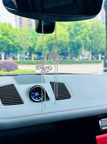 Rhinestone Butterfly Trang trí treo xe trang trí - Nhiều màu - Xem 3