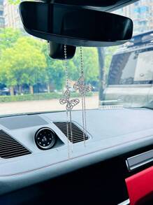 Rhinestone Butterfly Trang trí treo xe trang trí - Nhiều màu - Xem 4