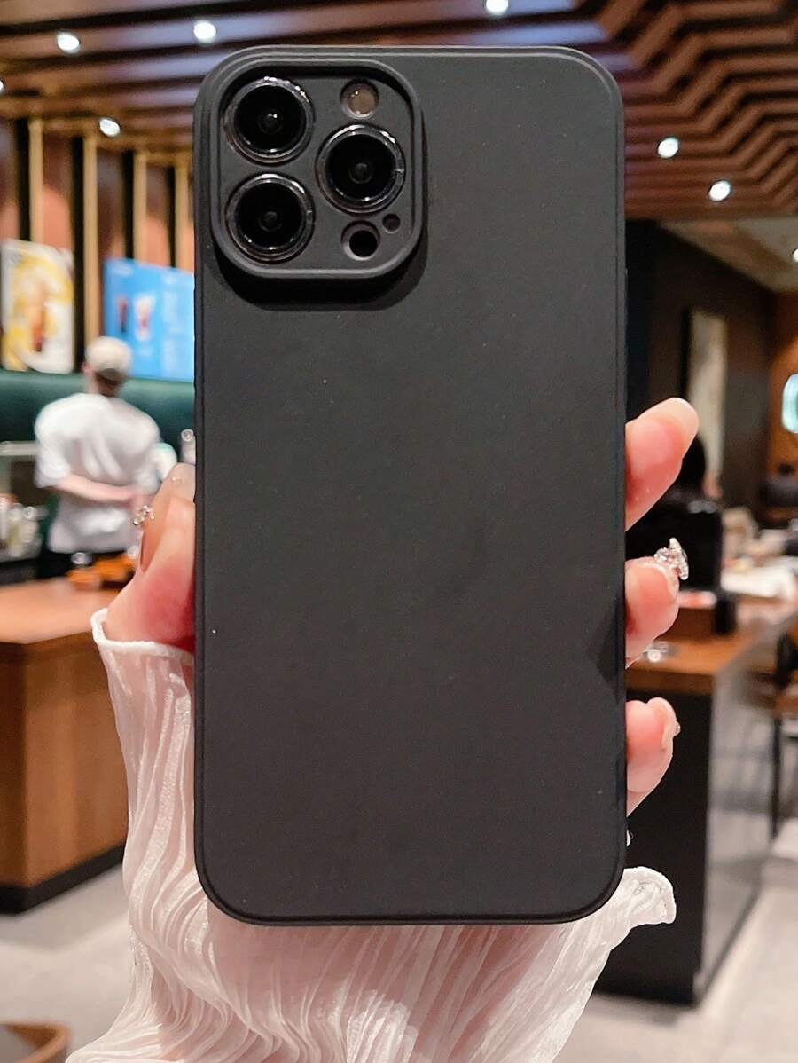 Vỏ điện thoại chống rơi đơn giản - màu đen - Xem 1