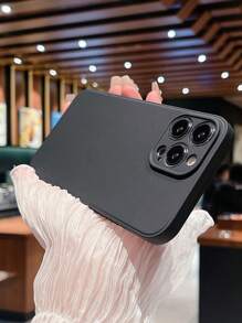 Vỏ điện thoại chống rơi đơn giản - màu đen - Xem 2