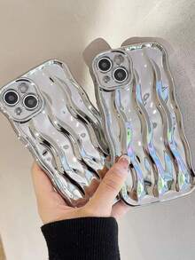 電鍍防摔手機殼 - 銀色 - 查看 4