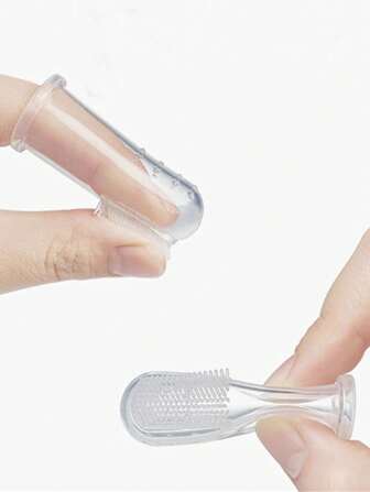 5入組柔軟手指寵物牙刷適用於狗狗和貓