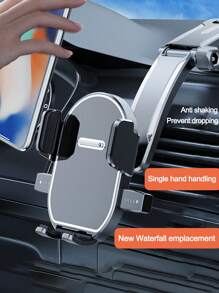 Giá đỡ điện thoại trên ô tô chống sốc - màu đen - Xem 5