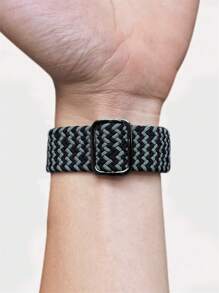 1条男女通用尼龙表带，兼容，尺寸包括42mm、38mm、40mm、41mm、44mm、45mm、46mm和49mm，时尚智能手表替换表带，适用于Series Ultra2、Ultra SE2、SE 11、10、9、8、7、6、5、4、3、2、1等型号，是返校学生的理想礼物 - 彩色 - 查看 3