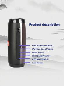 Altavoz inalámbrico portátil - Negro - Ver 4