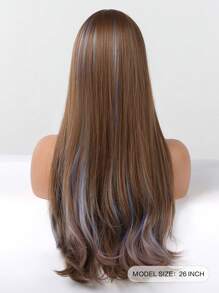 Tóc Giả Tổng Hợp Xoăn Dài Có Bangs - Nhiều màu - Xem 2