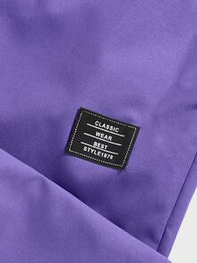 GENTILAND Bộ hai mảnh Nam Dây kéo Đắp vá Túi Lá thư Bộ lạc Giải trí - Màu tím  Violet - Xem 4