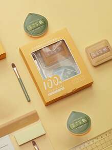 Amortals 粉底妆100粉扑套装盒（遮瑕刷1支+粉扑2支） - 彩色 - 查看 7