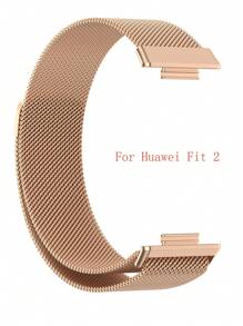 1 chiếc cho dây đeo đồng hồ Fit 2/Fit/Huawe Band 7/Band 6/6Por/Honor Band 7/6/Fit 3/GT5 Pro /GT4/GT5/Watch 3/GT3/Honor Watch 5/Band 8/9 Dây đeo từ tính Milan Dây đeo lưới thép thoáng khí (Chỉ có dây đeo không có đồng hồ) - Hoa hồng vàng - Xem 3