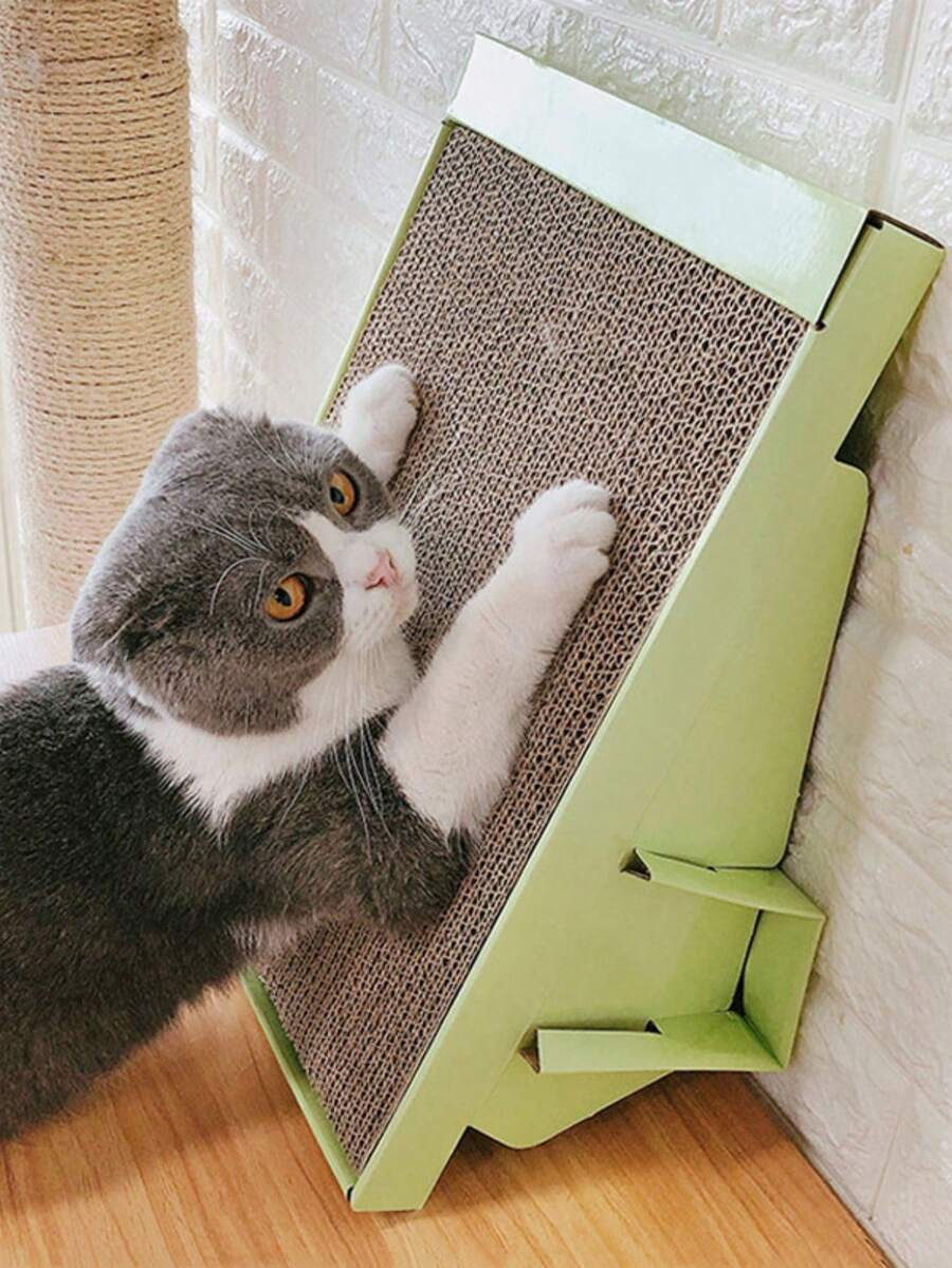 1 pieza Rascador para gatos con diseño deslizante DIY - Multicolor - Ver 1
