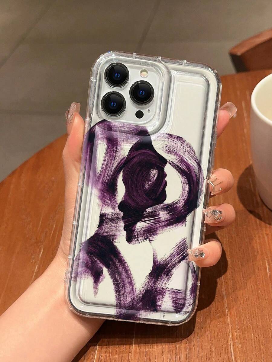 抽象圖案防摔手機殼 - 彩色 - 查看 1