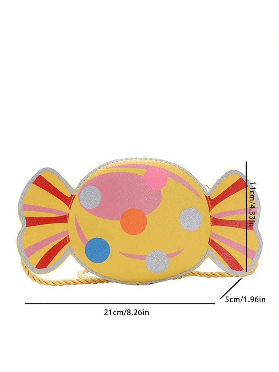 Girls Candy Design PU Zipper Novelty Bag SHEIN USA