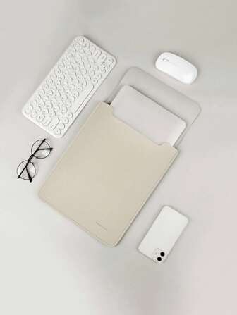 Sac d'ordinateur portable en PU résistant à l'eau compatible avec Macbook