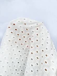 Breezaya Bộ đồ hai mảnh nữ Túi Tranh thêu màu trơn Boho - trắng - Xem 7