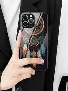 1 Ốp lưng kính cường lực Dreamcatcher độ phân giải cao tương thích với Apple IPhone 16/16Pro/16Plus/16ProMax, A55/A54/A53, S24/S24Ultra/S24Plus/S24FE, Pixel 9/9Pro/9ProXL và các mẫu khác - Nhiều màu - Xem 4