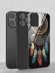 1 Ốp lưng kính cường lực Dreamcatcher độ phân giải cao tương thích với Apple IPhone 16/16Pro/16Plus/16ProMax, A55/A54/A53, S24/S24Ultra/S24Plus/S24FE, Pixel 9/9Pro/9ProXL và các mẫu khác - Nhiều màu - Xem 5