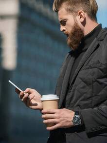 Manfinity Sport Corelite Men Solid High Neck Sports Tee - Black - View 4