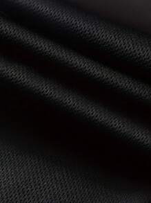 Running Men Solid Slant Pocket Sports Trousers - Black - View 5