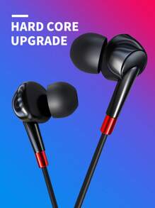 3.5mm插頭入耳式有線耳機，環繞音效音樂耳機，適用於多種設備