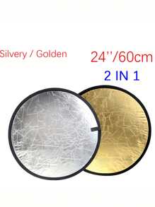 60CM 2 In 1 Collapsible Photography Reflector