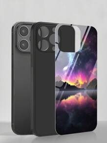 Starry Sky Pattern Phone Case - Multicolor - View 2