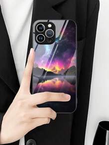 Starry Sky Pattern Phone Case - Multicolor - View 3