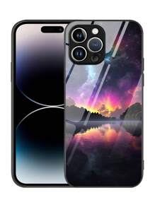 Starry Sky Pattern Phone Case - Multicolor - View 4