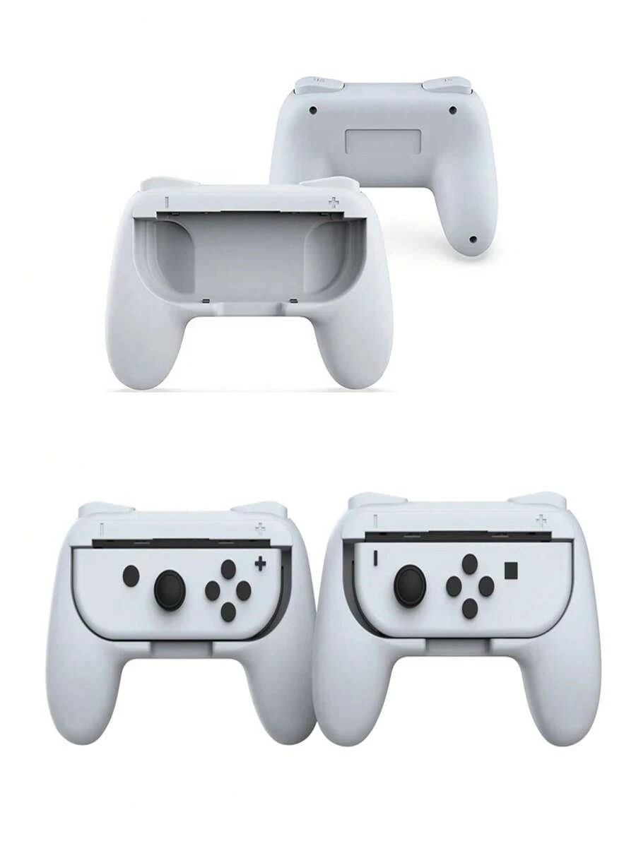 2入組遊戲手柄手柄，兼容Nintendo Switch - 白色 - 查看 1