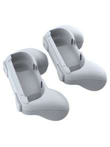 2入組遊戲手柄手柄，兼容Nintendo Switch - 白色 - 查看 2