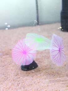 1入組蘑菇設計坦克裝飾品，彩色矽膠坦克裝飾傢居裝飾 - 彩色 - 查看 6