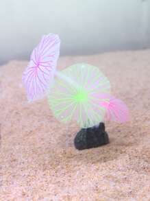 1入組蘑菇設計坦克裝飾品，彩色矽膠坦克裝飾傢居裝飾 - 彩色 - 查看 7