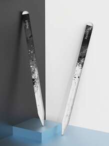 1套抽象圖案觸控筆貼紙適用於Apple Pencil - 彩色 - 查看 2