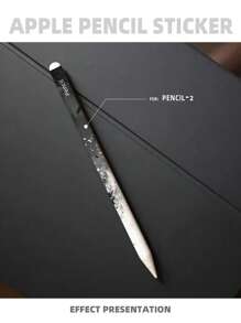 1套抽象圖案觸控筆貼紙適用於Apple Pencil - 彩色 - 查看 3