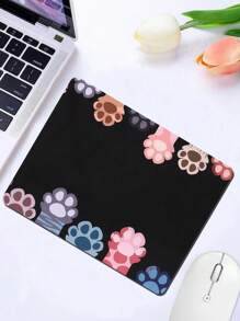 Cat Paw Pattern Mouse Pad - Multicolor - View 1