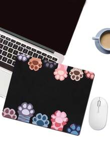 Cat Paw Pattern Mouse Pad - Multicolor - View 2