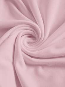 SHEIN LUNE Letter Graphic Tee - Baby Pink - View 3